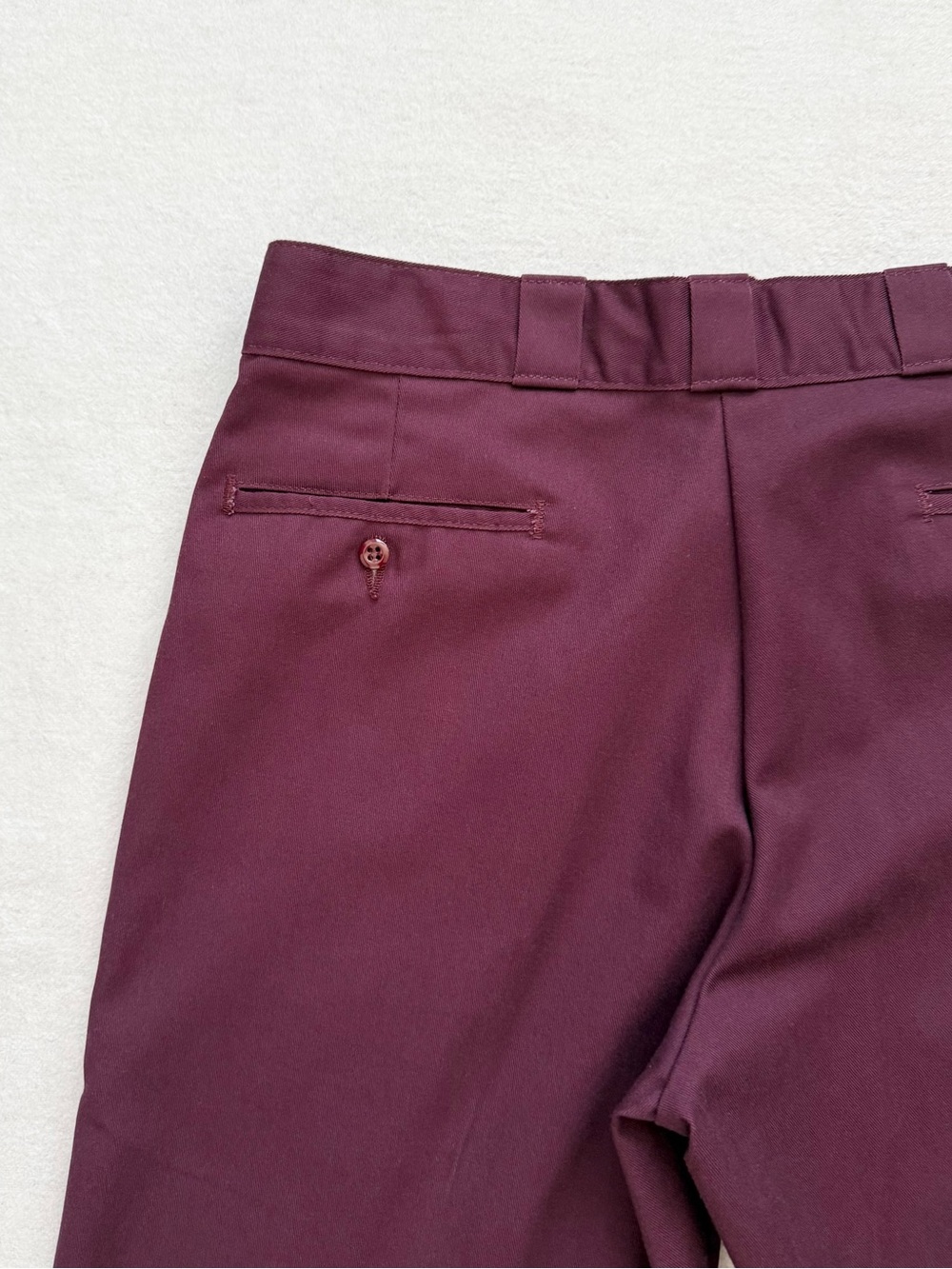 Dickies 874 Original Fit Work Pants Men’s 36x30 Burgundy Straight Leg - Picture 5 of 9
